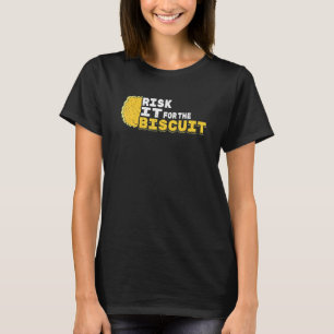 Camiseta Arriscar Pelo Biscoito Frango Óculos de Sol Arte