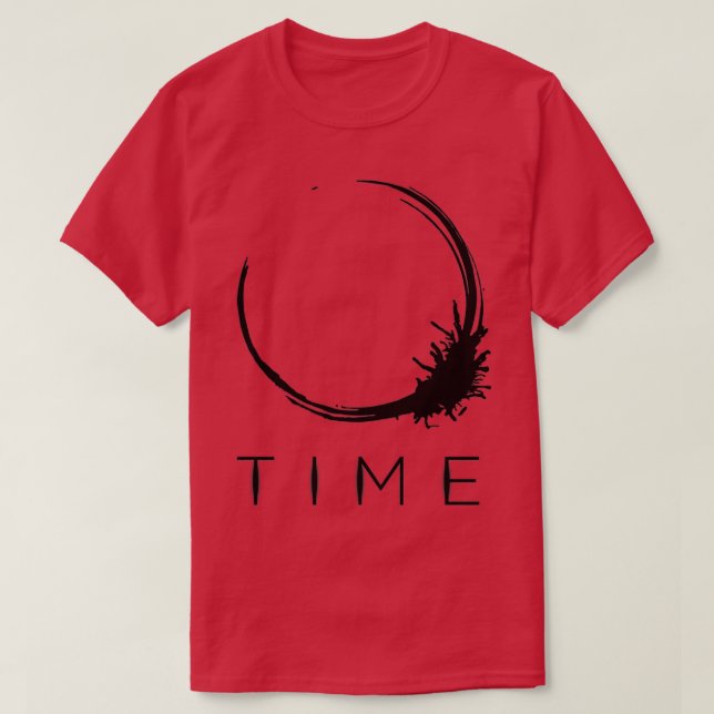 Camiseta Arrival Time black (Frente do Design)