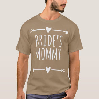 Camiseta Arrows Heart Cute Bride's Mamãe Engraçada