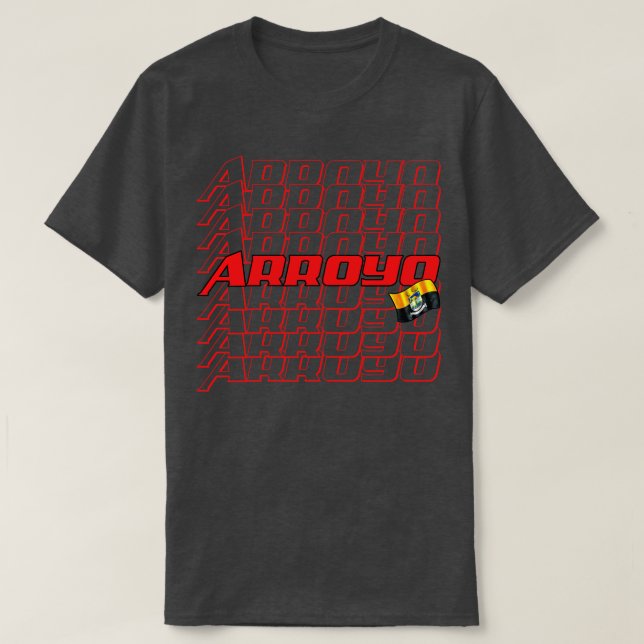 Camiseta Arroyo Cascade texto 3 (Frente do Design)