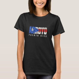 Camiseta Arroyo Porto Rico, bandeira porto-riquenha