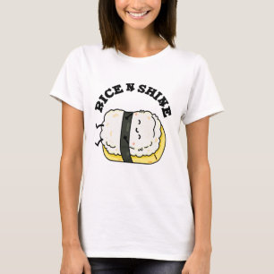 Camiseta Arroz E Sushi Pun Engraçado