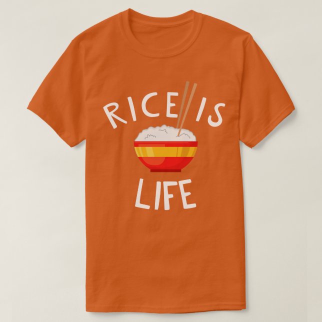 Camiseta Arroz é Vida (Frente do Design)
