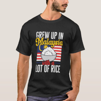 Camiseta Arroz Engraçado Lembrança Cresceu Na Cozinha Da Ma