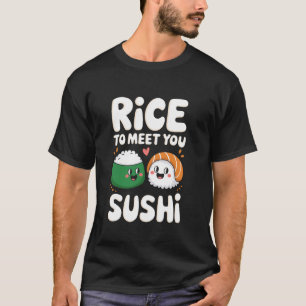 Camiseta Arroz para te conhecer sushi Pun Otaku Sushi
