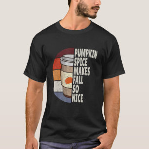 Camiseta Arroz Pumpkin Faz Cair Tão Bonita Queda Outono Sea