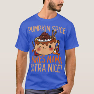 Camiseta Arroz Pumpkin Torna A Mamã Uma Boa Queda De Outono