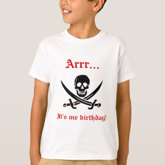 Camiseta Arrr… é mim T do pirata do aniversário