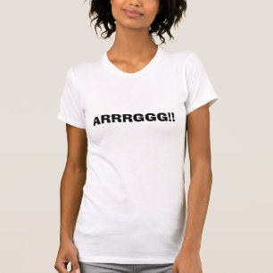 Camiseta ARRRGGG!! T-shirt do crânio