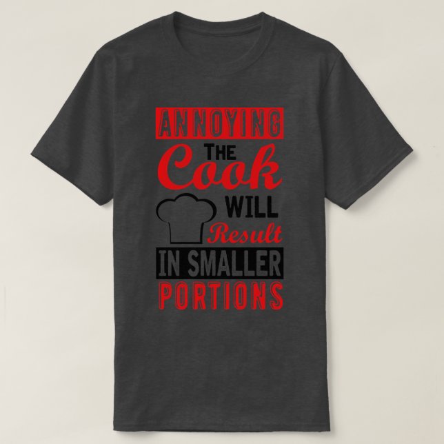 Camiseta Arruinando o cozinheiro (Frente do Design)