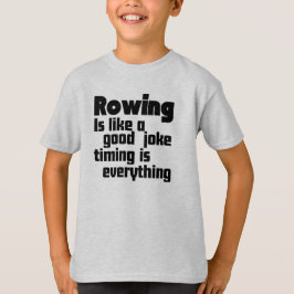 Camiseta Arrumar é como uma boa piada, timing é tudo