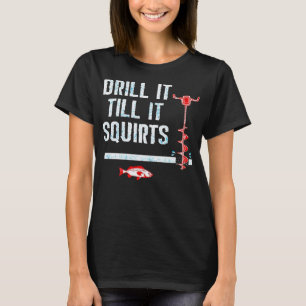 Camiseta Arrume Até Escamuflar Engraçada Pesca De Gelo De I