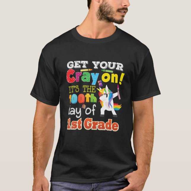 Camiseta Arrume-se, é o 100º dia da 12 (Frente)