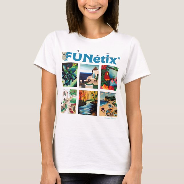 Camiseta Art4Literacy, FUNetix, Paintings T-Shirt (Frente)