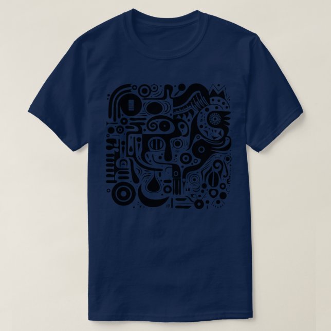 Camiseta Art Abstrato 1 (Frente do Design)