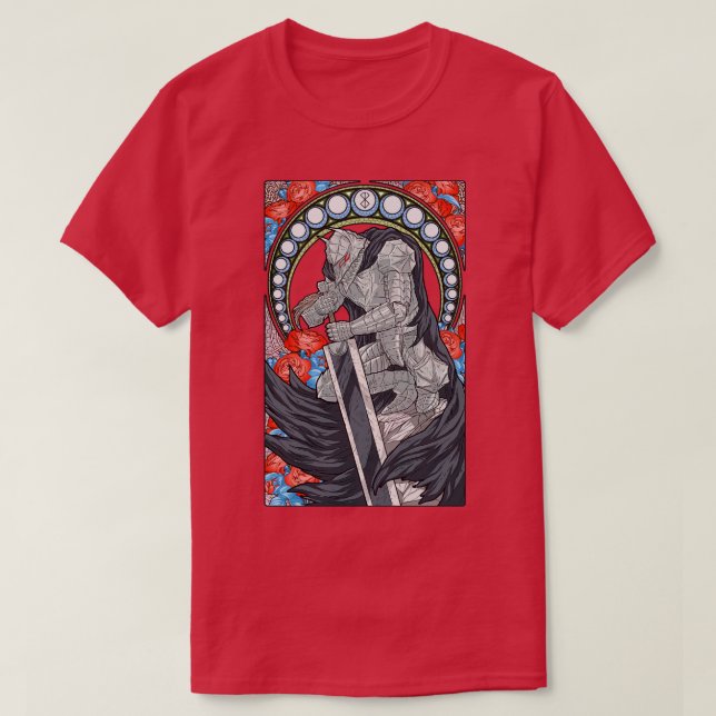 Camiseta Art Berserker Nouveau Alternate (Frente do Design)