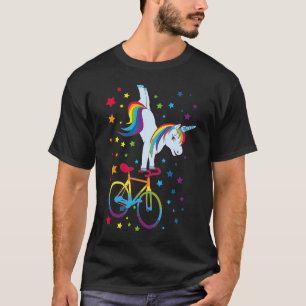 Camiseta Art Bike Artístico Ciclismo Unicórnio