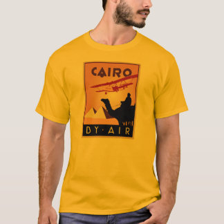 Camiseta Art deco do viagem de Egipto do vintage
