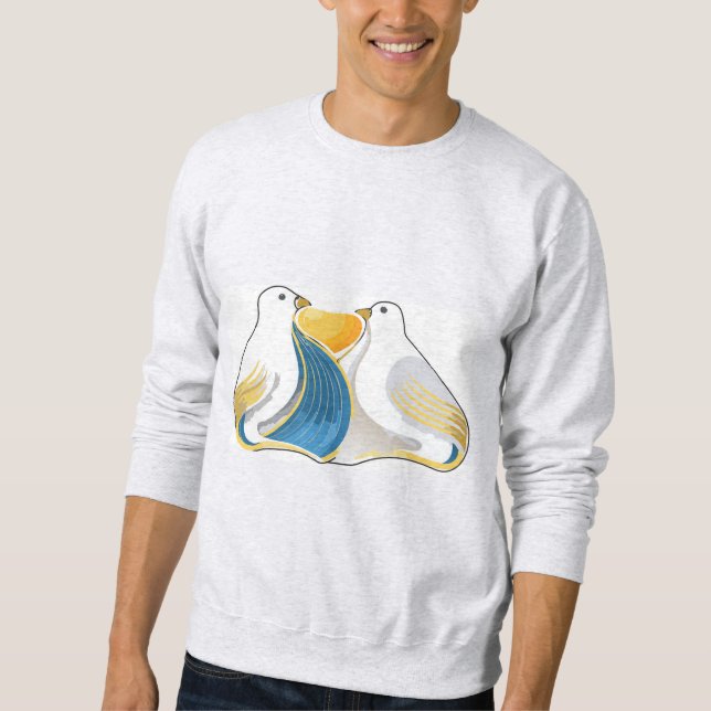 Camiseta Art Deco Doves (Frente)