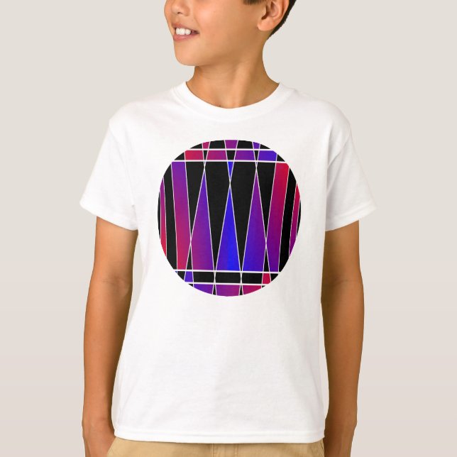 Camiseta Art Deco "Fraturado" por Kenneth Yoncich (Frente)