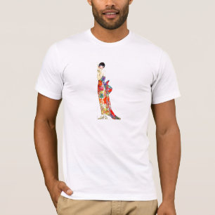 Camiseta Art Deco Lady in formal Gown