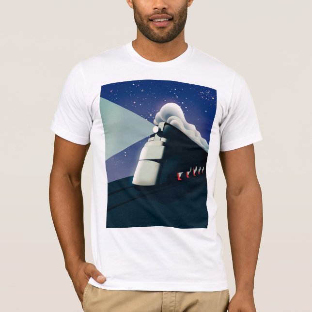 Camiseta Art Deco Locomotive (Frente)