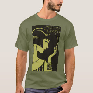 Camiseta Art deco que fuma o t-shirt