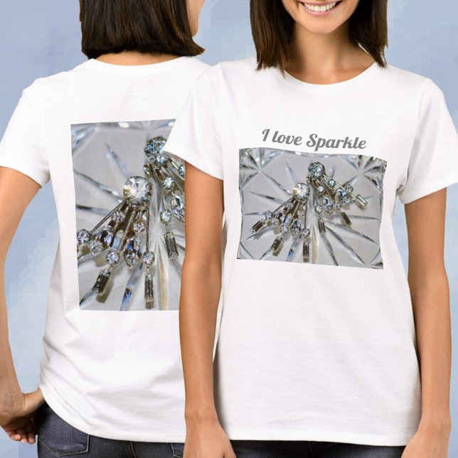 Camiseta Art Deco Rhinestones - Glam Retroativo (Criador carregado)