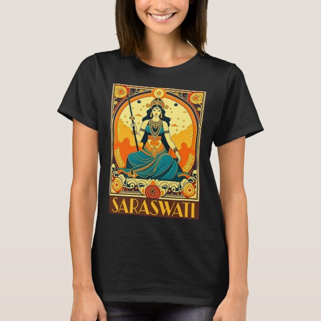 Camiseta Art Deco Saraswati (Frente)