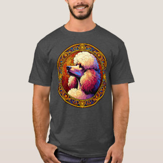 Camiseta Art Deco Standard Poodle Legal Poodle Art