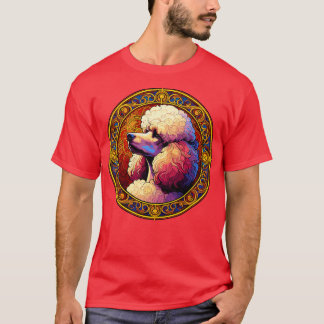 Camiseta Art Deco Standard Poodle Legal Poodle Art