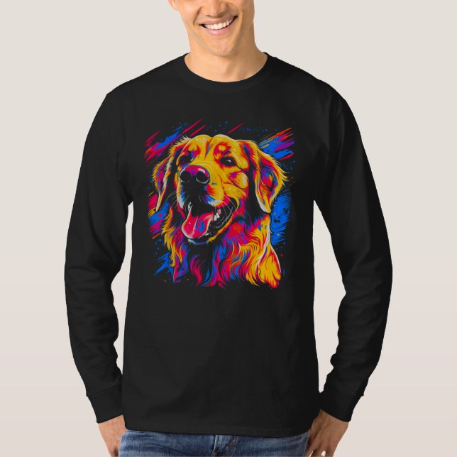 Camiseta Art Golden Retriever 1 (Frente)