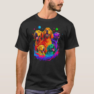 Camiseta Art Golden Retriever Dog Best Friends