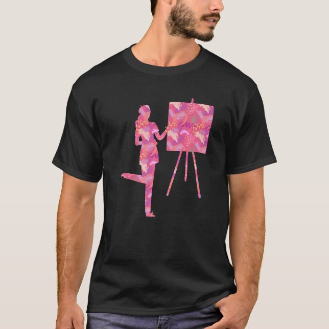 Camiseta Art Graphic Painting Painter Paint Artwork Artist  (Frente)