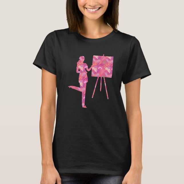 Camiseta Art Graphic Painting Painter Paint Artwork Artist  (Frente)