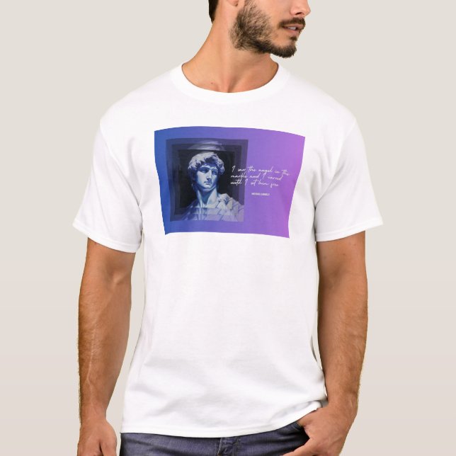 Camiseta Art Never Dies | Escultura de David (Frente)