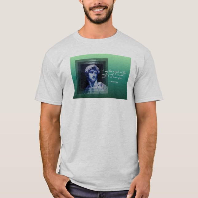 Camiseta Art Never Dies t-shirt | David Sculpture (Frente)