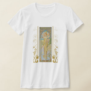 Camiseta Art Nouveau Alphonse Mucha - O Brilho do Dia