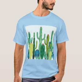 Camiseta Art Nouveau Cactos T-Shirt