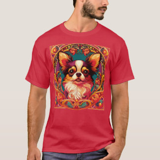 Camiseta Art Nouveau Chihuahua Funny Chihuahua Design