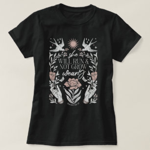 Camiseta Art Nouveau Christian Faith Bíblia Verso Religioso