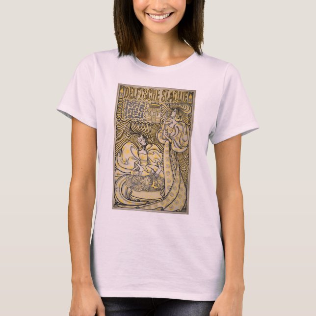 Camiseta Art Nouveau Delftsche Slaolie Delft (Frente)