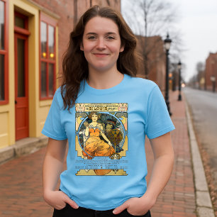 Camiseta Art Nouveau Feira Mundial de 1904 St. Louis por Mu
