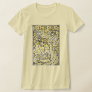 Camiseta Art Nouveau Impressão