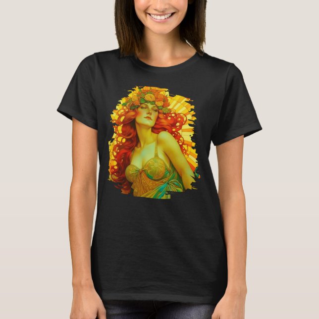 Camiseta Art Nouveau Litha (Frente)