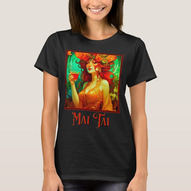 Camiseta Art Nouveau Mai Tai (Frente)