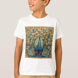 Camiseta Art Nouveau Peacock