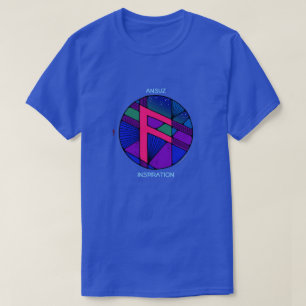Camiseta Art Nouveau Rune Ansuz - Inspiração