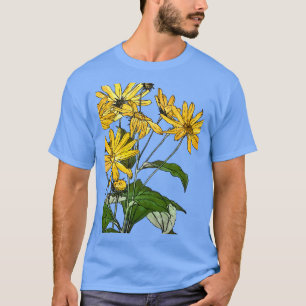 Camiseta Art Nouveau Sunflower
