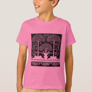 Camiseta Art Nouveau Tree Beardsley Pattern